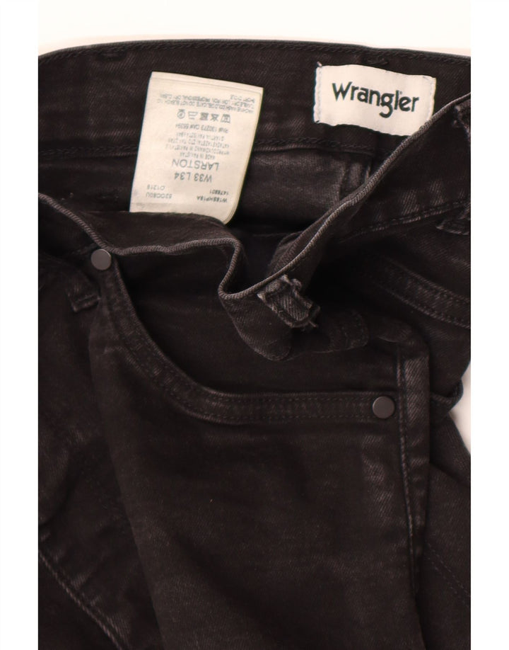 Wrangler Jean Slim Larston Homme W33 L34 Noir Coton