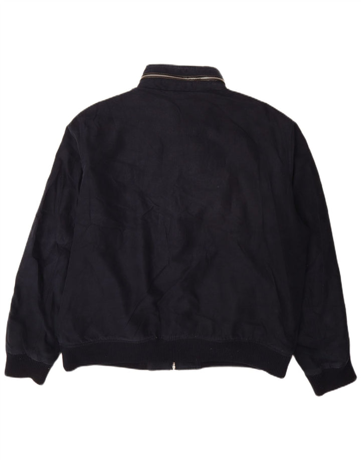 Veste Bomber Homme Vintage UK 44 2XL Bleu Marine