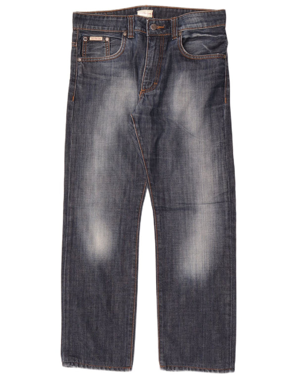 Calvin Klein Jean droit W30 L29 femme en coton bleu