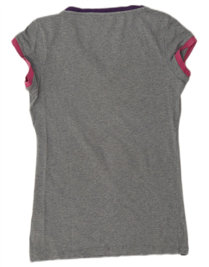 Nike T-shirt pour femme UK 12/14 Gris moyen moucheté