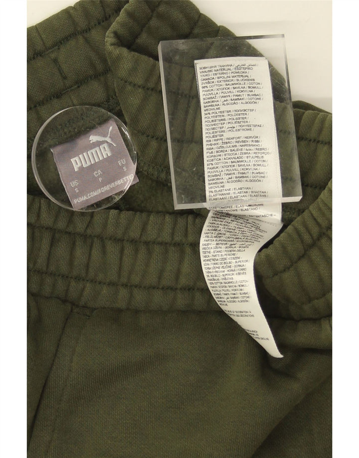 PUMA Mens Tracksuit Trousers Joggers Small  Khaki Cotton Vintage Puma and Second-Hand Puma from Messina Hembry 