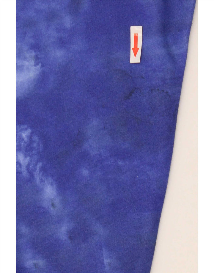 Adidas Sweat-shirt surdimensionné graphique pour femme UK 10 Petit Bleu