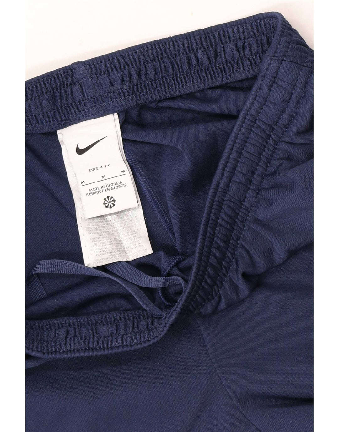 Pantalon de survêtement Nike Dri Fit pour homme en polyester color block bleu marine moyen
