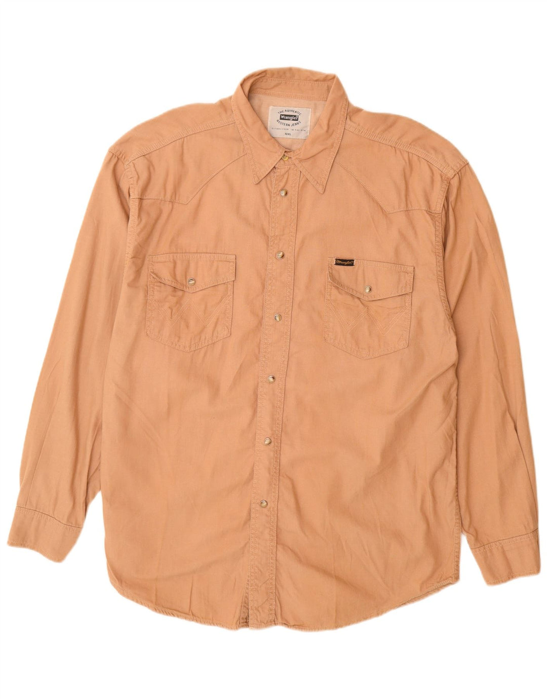 Wrangler Chemise Homme 2XL Coton Beige