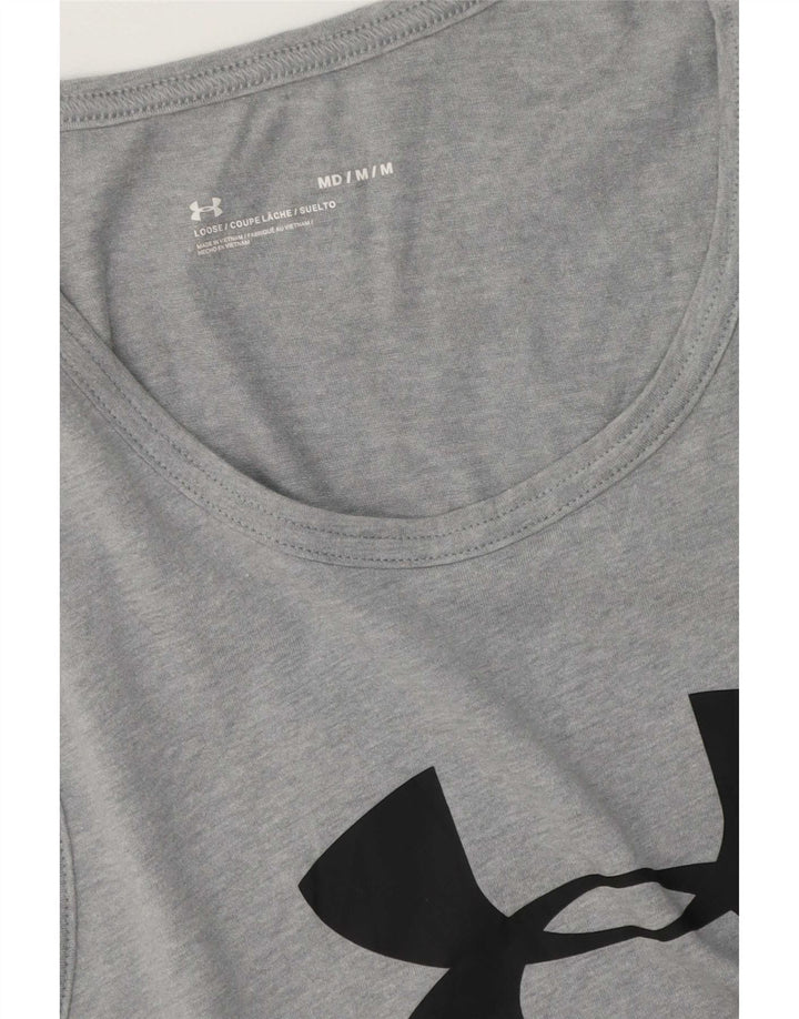 Under Armour Débardeur Graphic Homme Gris Moyen Flecked Cotton