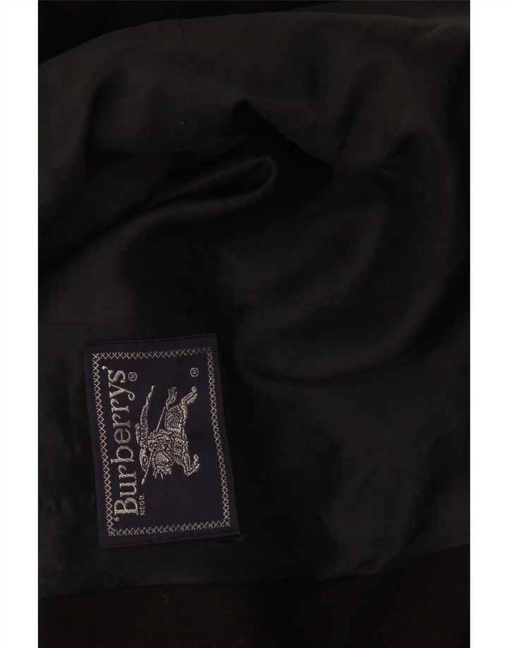 Burberrys Veste blazer à 3 boutons pour femme UK 14 Noir moyen
