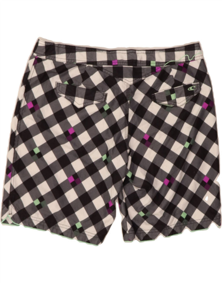 O'NEILL Mens Swimming Shorts Medium  Black Check Polyester Vintage O'Neill and Second-Hand O'Neill from Messina Hembry 