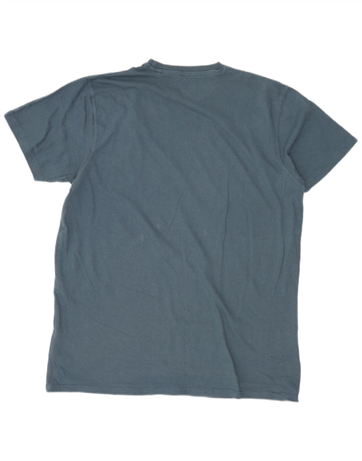 Weird Fish T-Shirt Graphique Homme Bleu Moyen Coton
