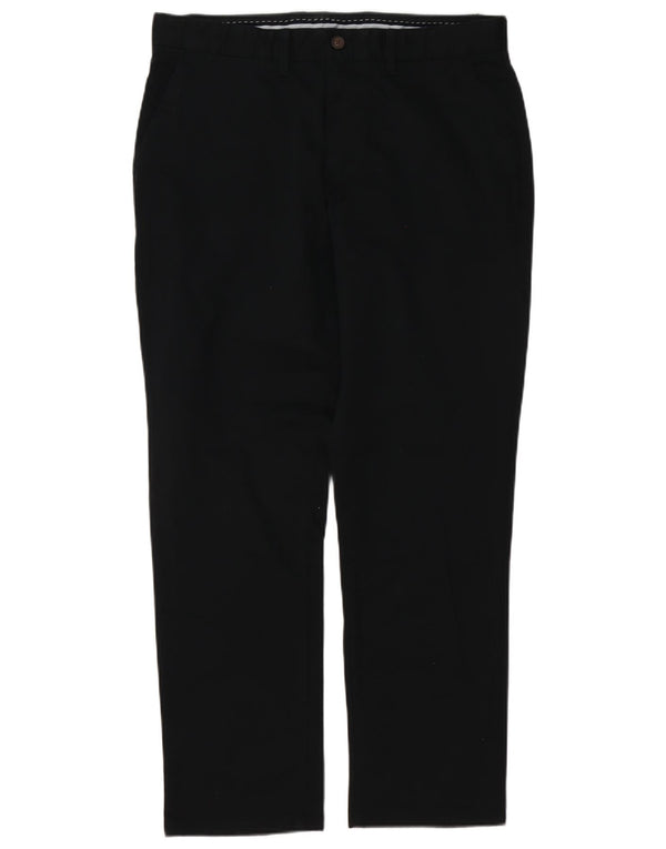 Crew Clothing Pantalon Chino Droit Homme W34 L30 Coton Noir
