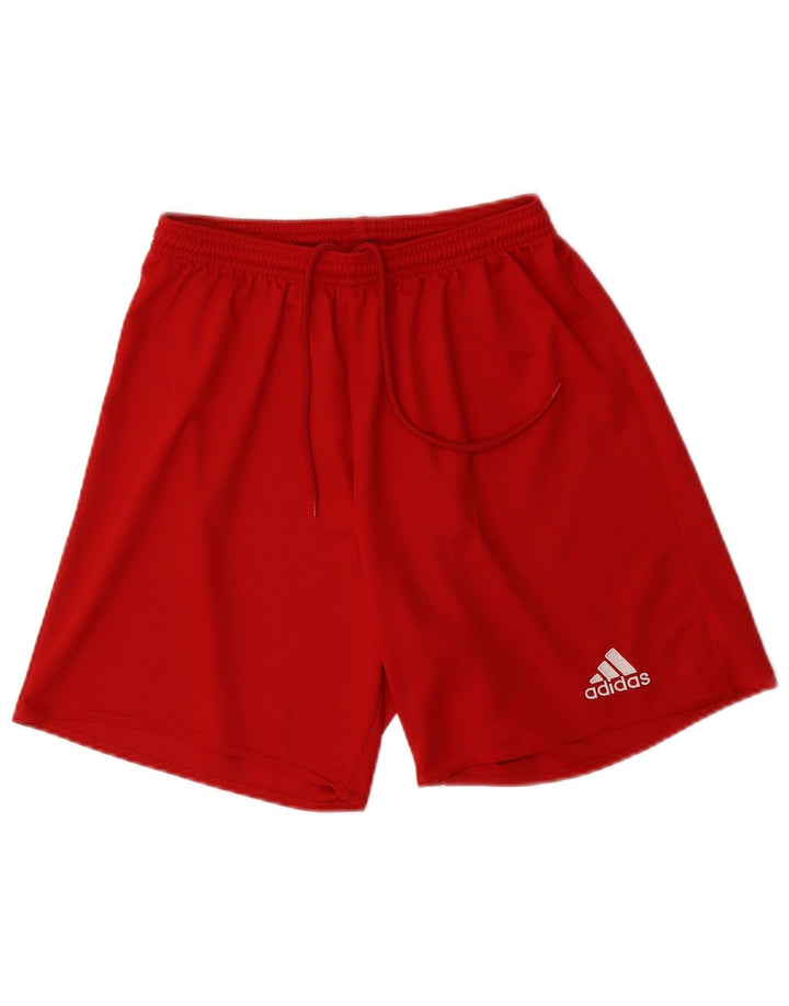 Adidas Short de Sport Climalite Homme Rouge Moyen Polyester