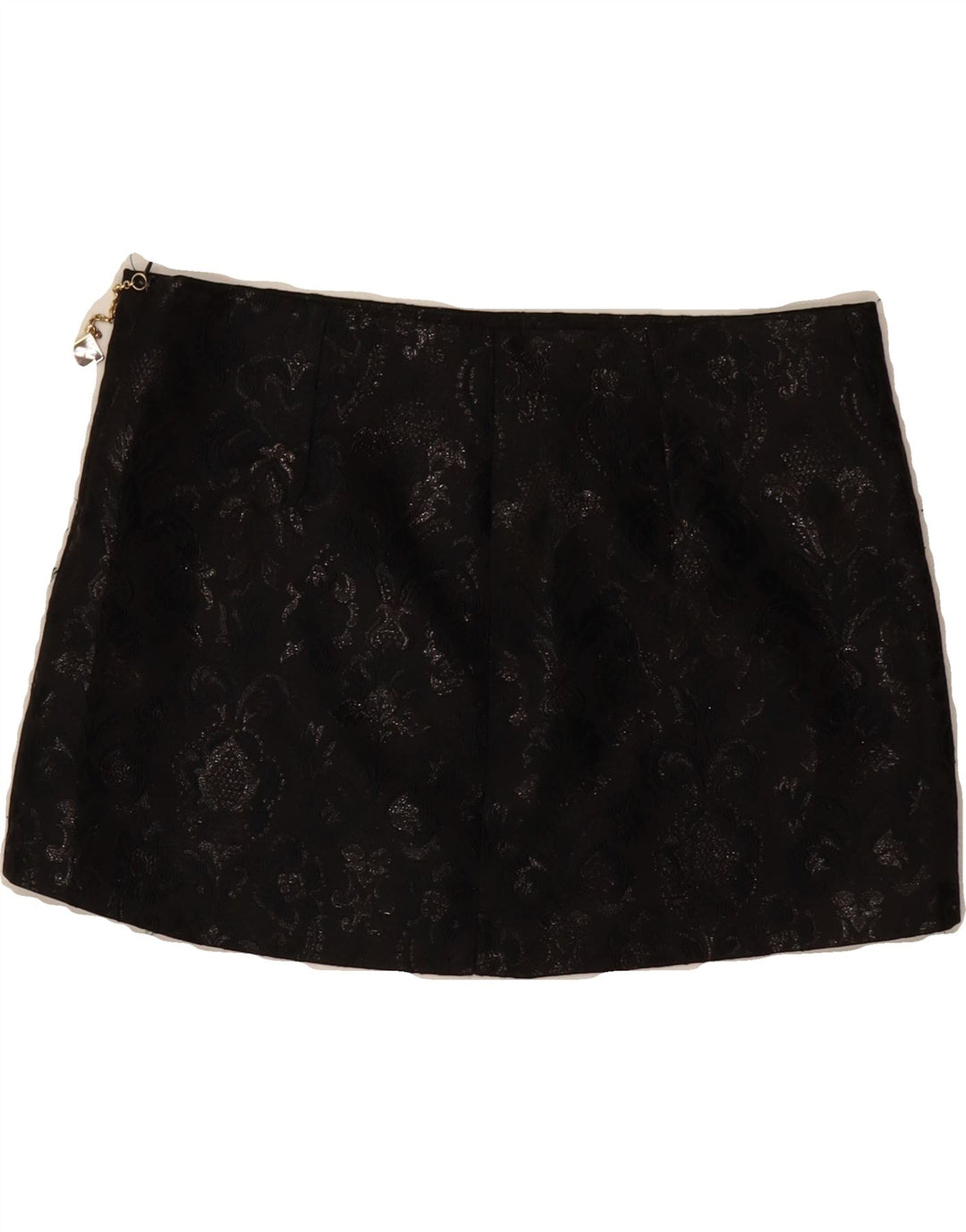 CELYN B Womens Mini Skirt EU 40 Medium W30 Black Paisley Vintage Celyn B and Second-Hand Celyn B from Messina Hembry 