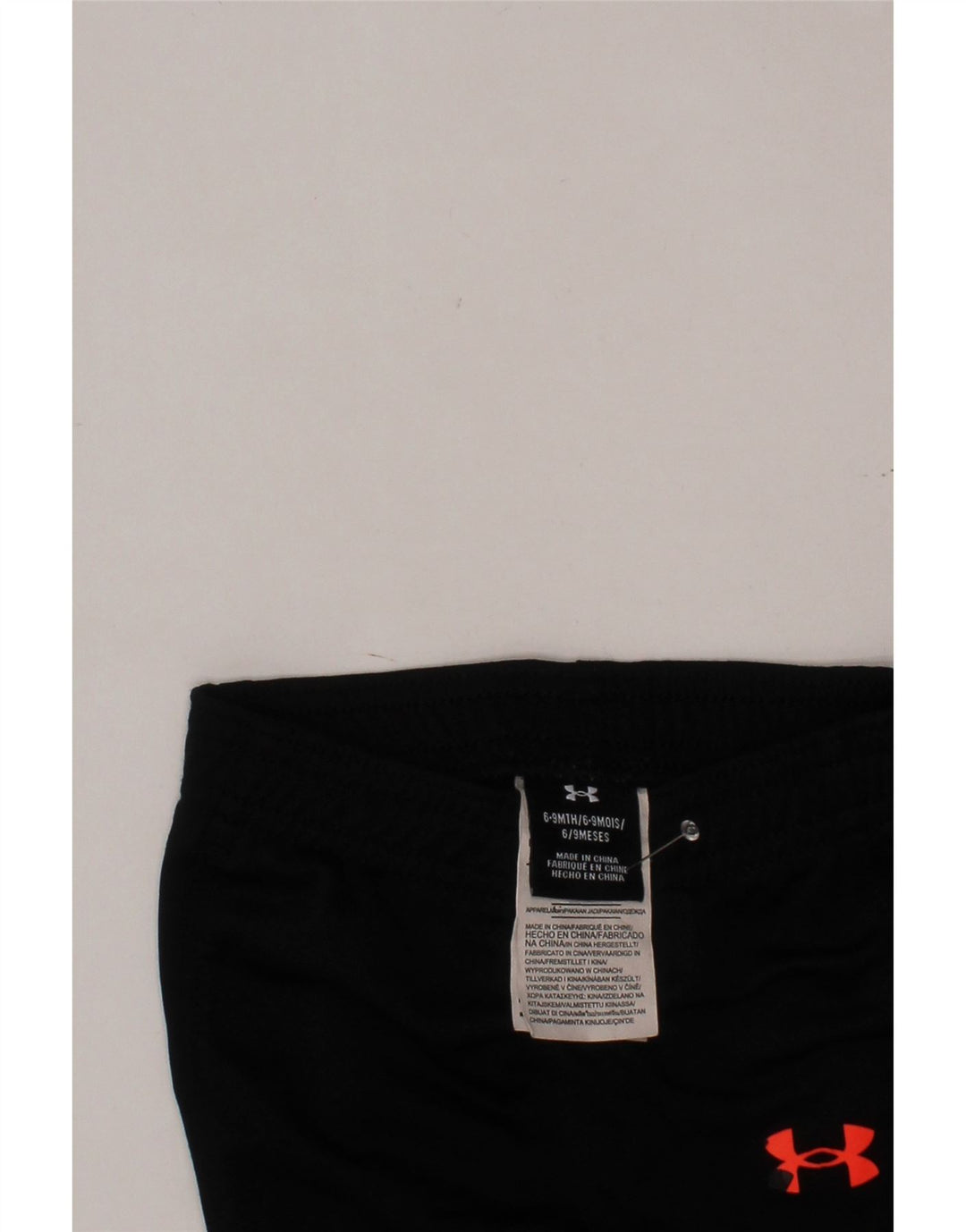 UNDER ARMOUR Pantalon de survêtement bébé garçon 6-9 mois Noir Géométrique