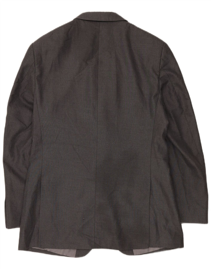 Marks & Spencer Veste blazer à 2 boutons pour homme UK 38 Gris moyen Polyester