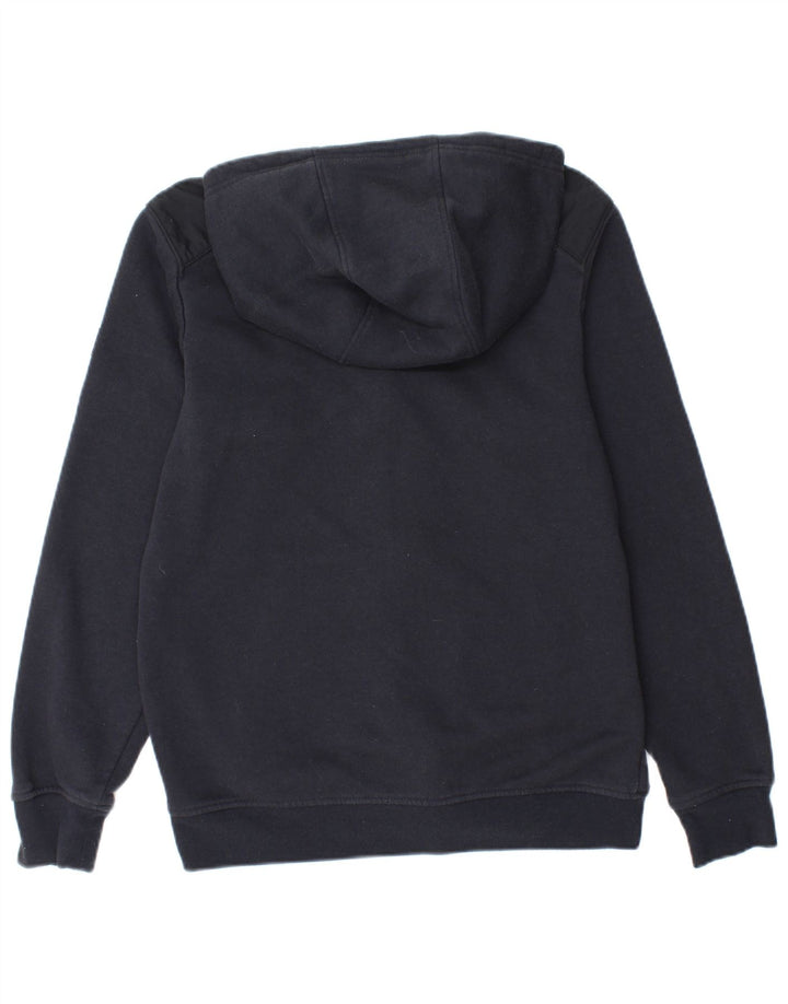 Caterpillar Pull à capuche zippé pour homme en polyester bleu marine moyen