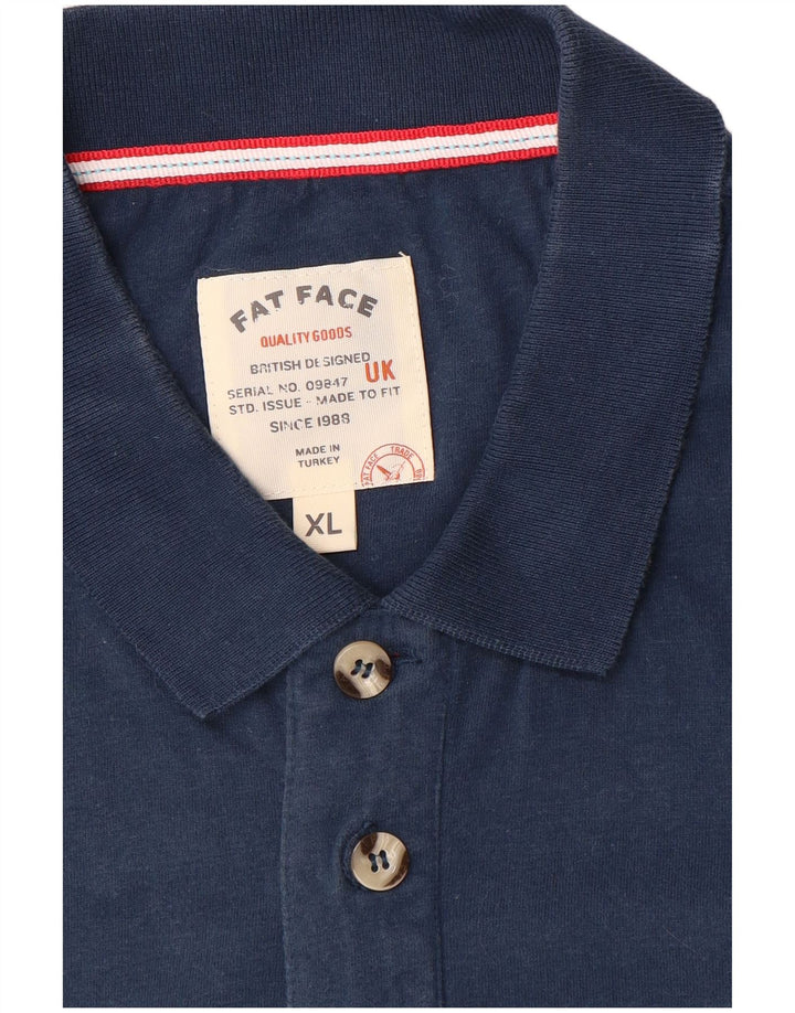 Polo Homme Fat Face XL Bleu Marine Rayé