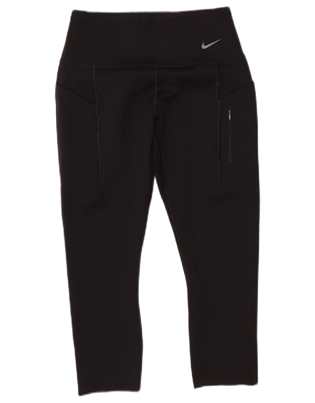 NIKE Legging Capri Dri Fit pour femme UK 12 Noir moyen