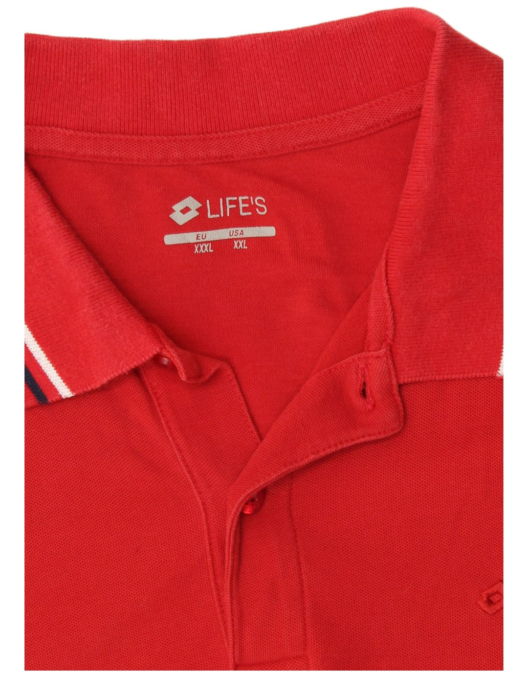 LOTTO Polo Homme 2XL Rouge Coton