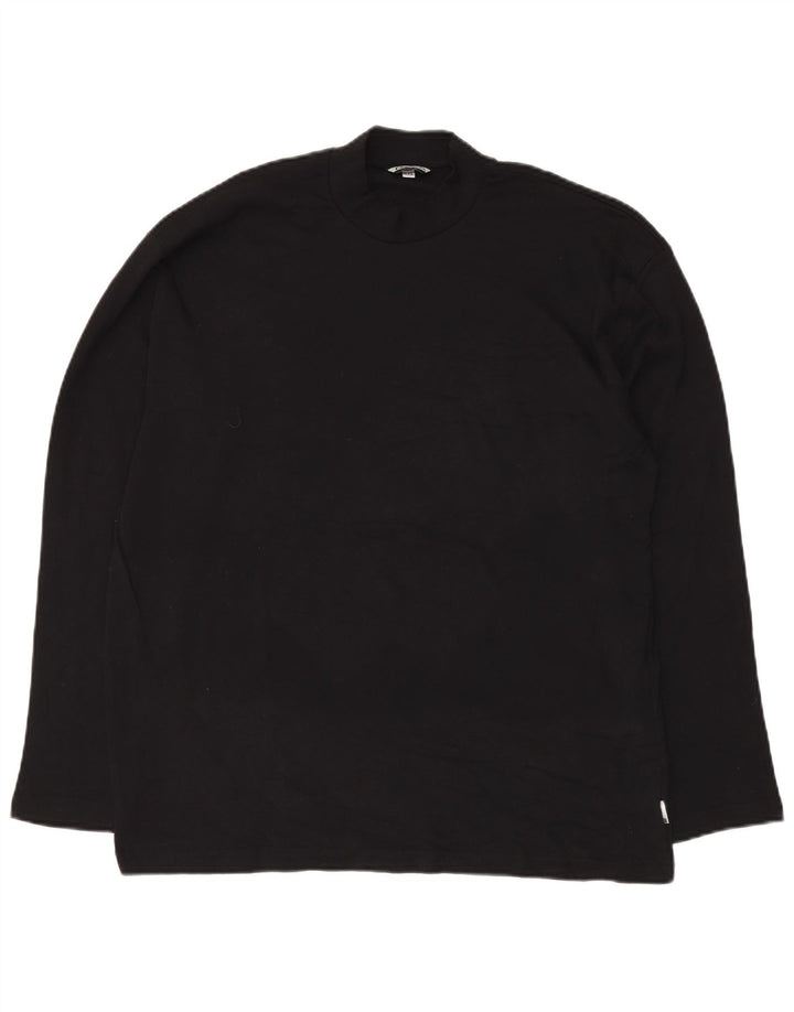 F.LLI CAMPAGNOLO Haut Homme Manches Longues 2XL Noir Coton