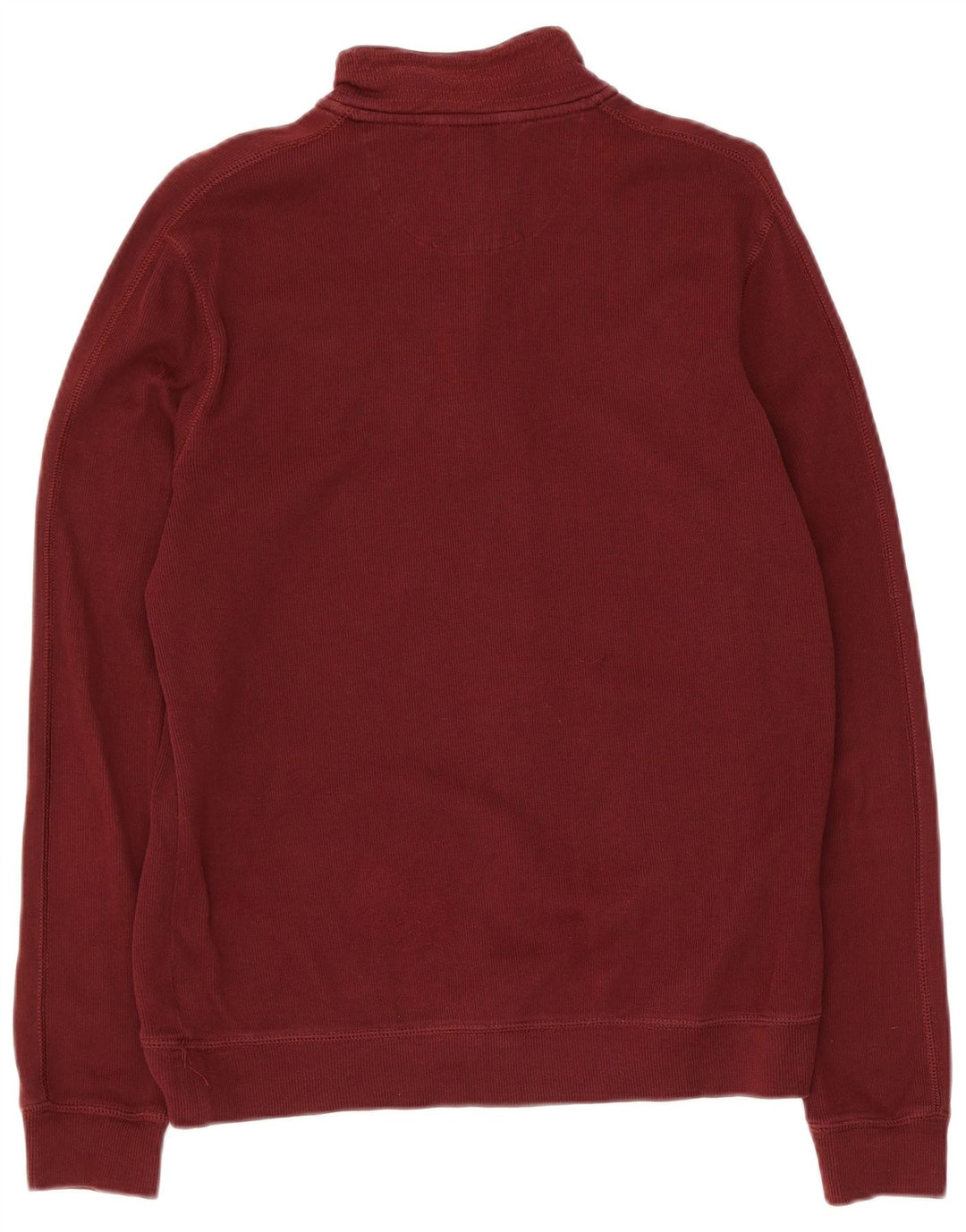 Calvin Klein Sweat-shirt à col zippé pour homme Petit coton marron