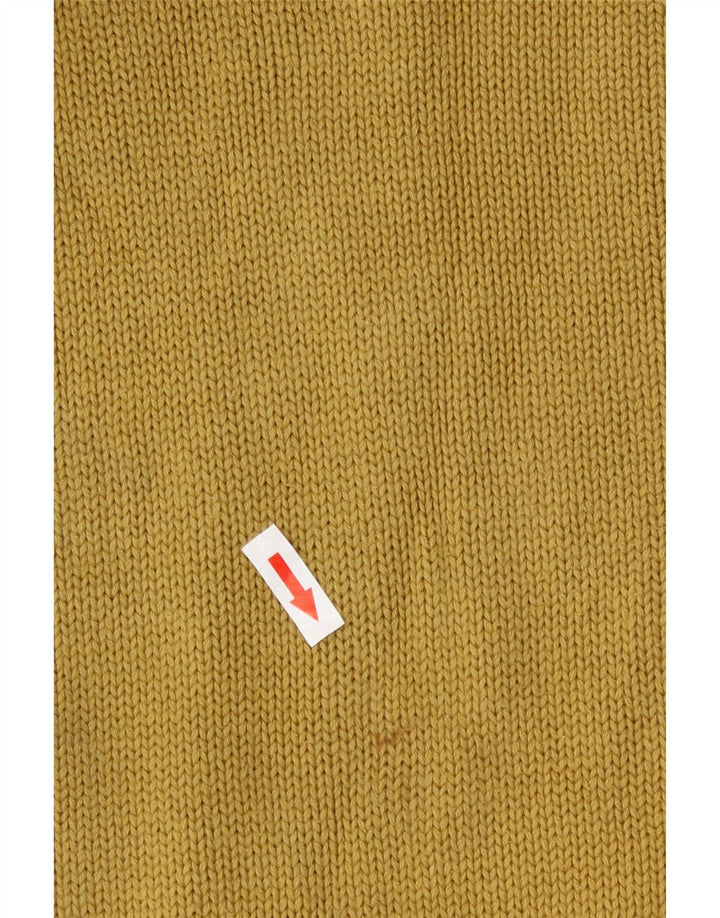 Zara Pull col roulé pour femme UK 14 Large Jaune