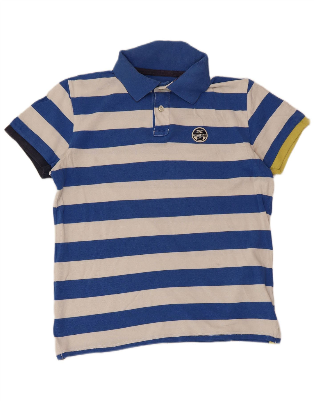NORTH SAILS Polo Rugby Homme Grand Bleu Rayé Coton