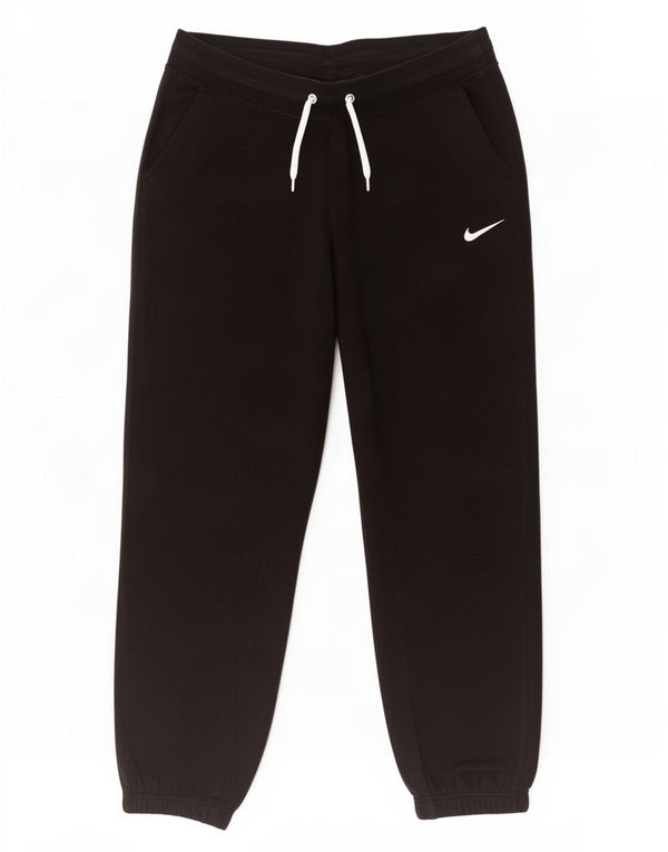 Nike Pantalon de survêtement pour femme en coton noir moyen UK 14