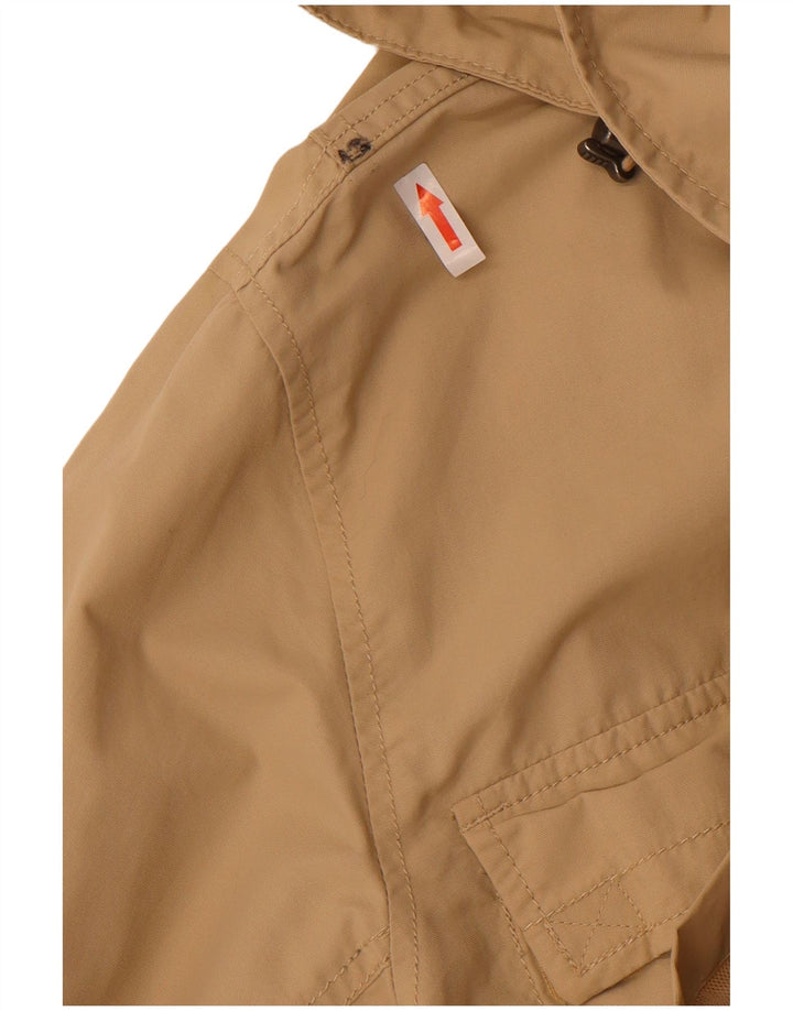 Lands End Veste utilitaire à capuche pour homme UK 40 Large Beige Nylon