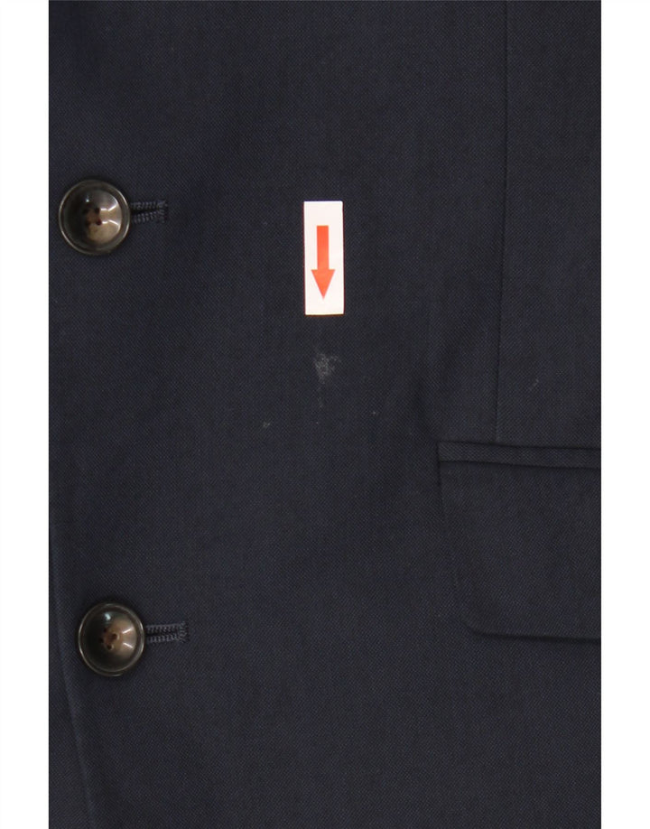 Marks & Spencer Veste blazer slim à 2 boutons pour homme UK 38 Bleu marine moyen