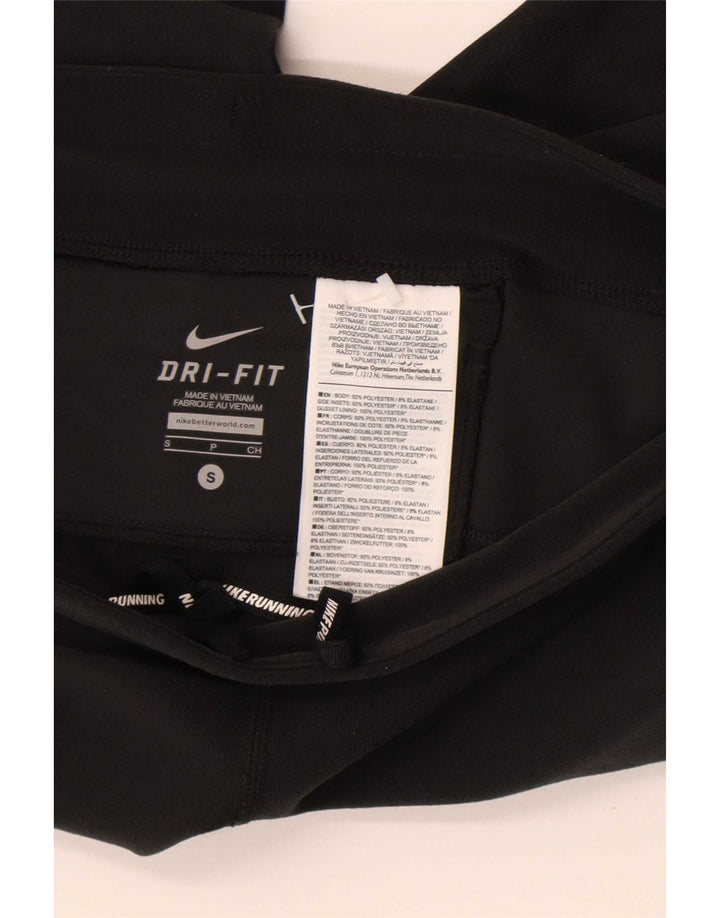 Nike Legging Capri Femme UK 8 Petit Noir Polyester