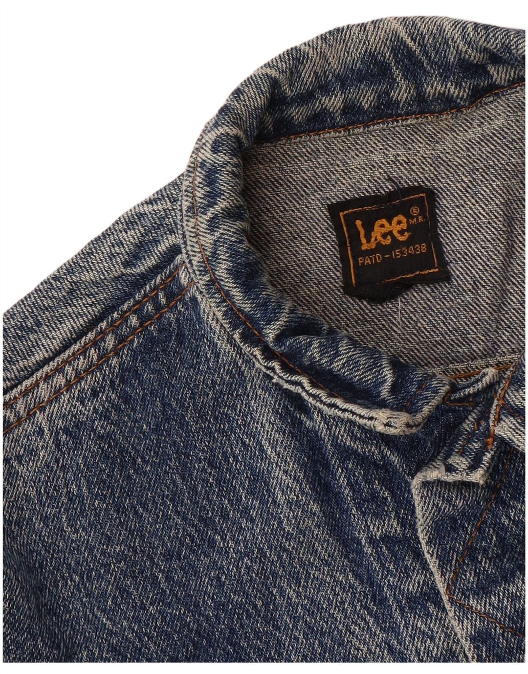 LEE Veste en jean pour homme UK 36 Petit Bleu