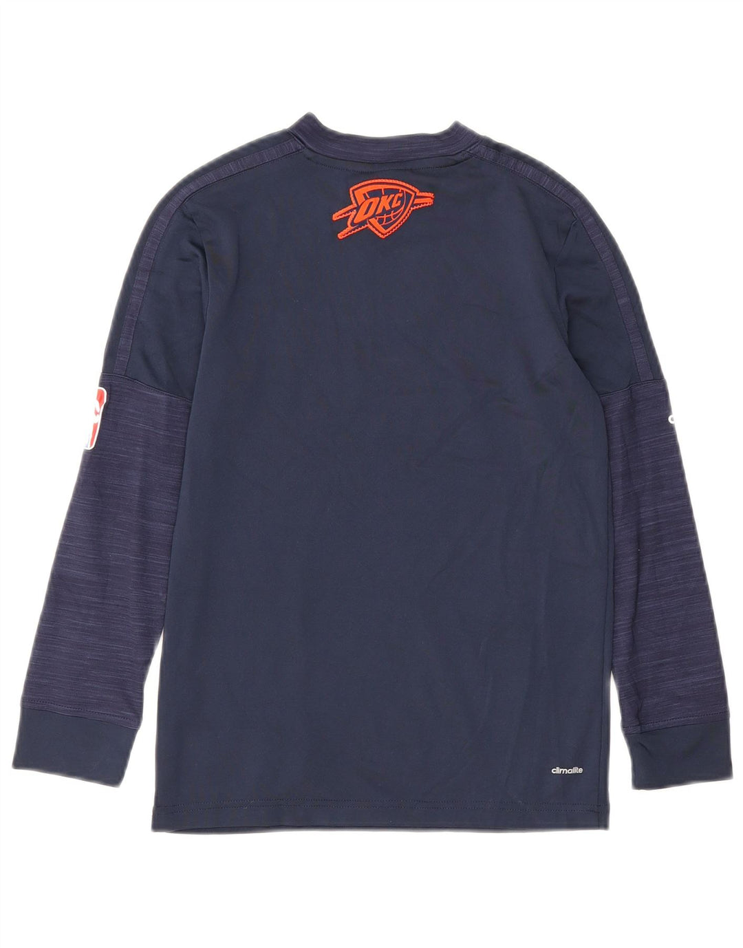 Adidas Boys Graphic Top Manches Longues 7-8 ans Petit Bleu Marine