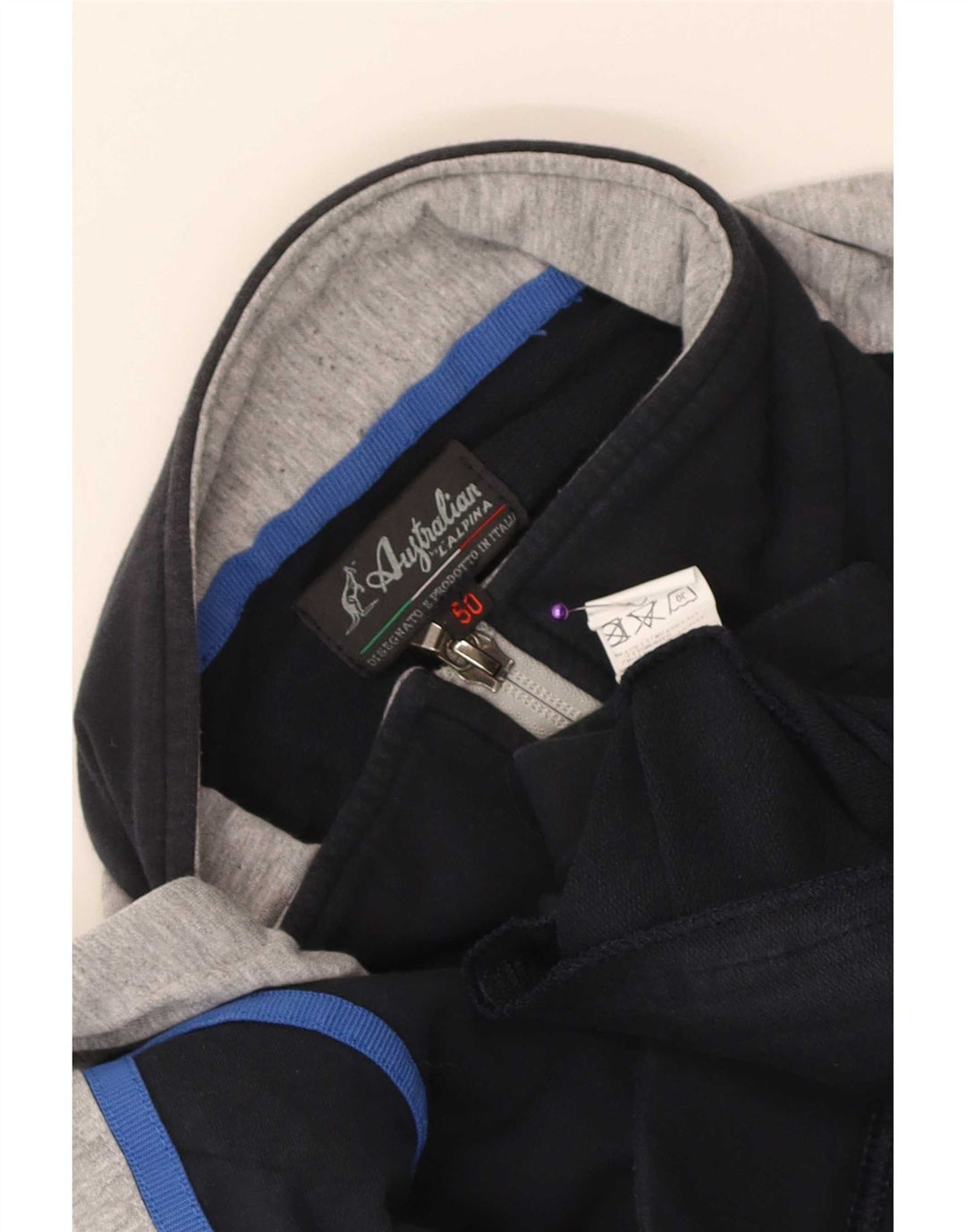 AUSTRALIAN L'ALPINA Veste de Survêtement Homme IT 50 Bleu Marine Moyen