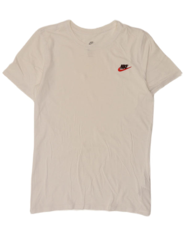 Nike T-Shirt Homme Petit Blanc Coton