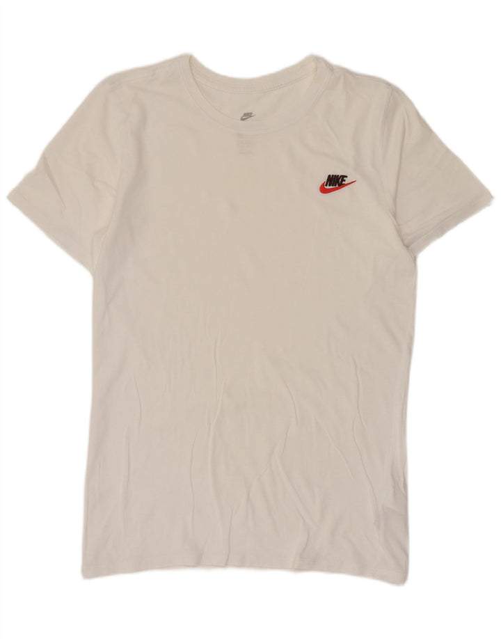 Nike T-Shirt Homme Petit Blanc Coton