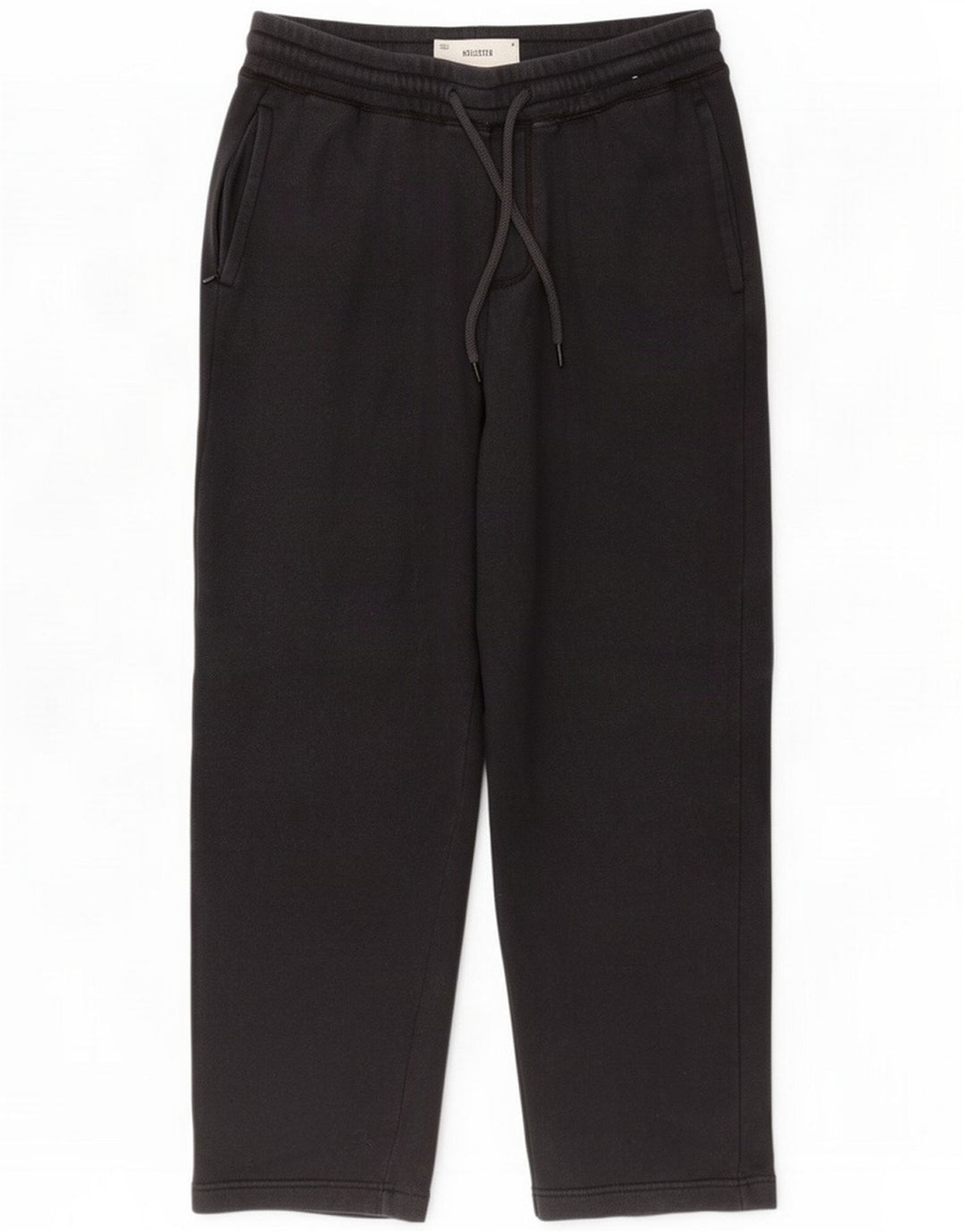 Hollister Pantalon De Survêtement Crop Homme Noir Moyen