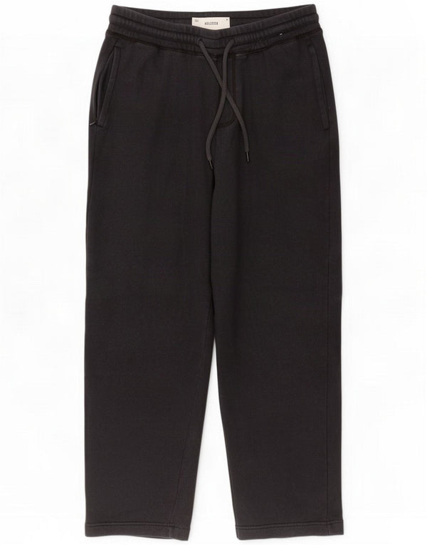 Hollister Pantalon De Survêtement Crop Homme Noir Moyen
