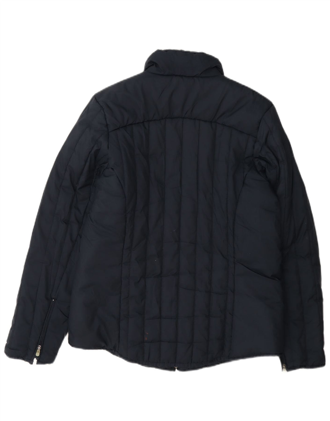 Adidas Veste matelassée pour femme UK 10 Small Bleu marine Polyester