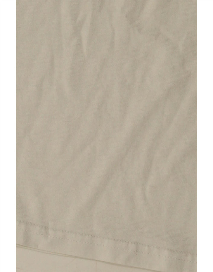ELLESSE T-Shirt Graphique Homme Blanc Moyen Coton