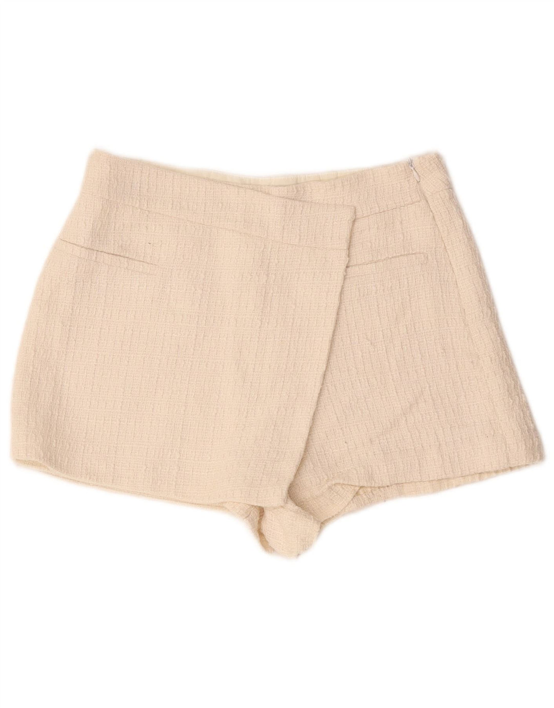 Zara Short décontracté pour femme Medium W28 Blanc