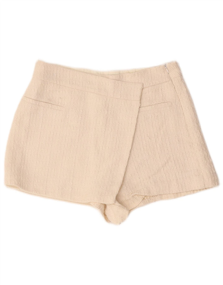 Zara Short décontracté pour femme Medium W28 Blanc