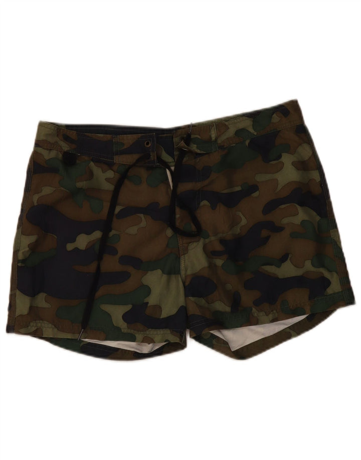 Sundek Short de Bain Homme Kaki Moyen Camouflage Polyester