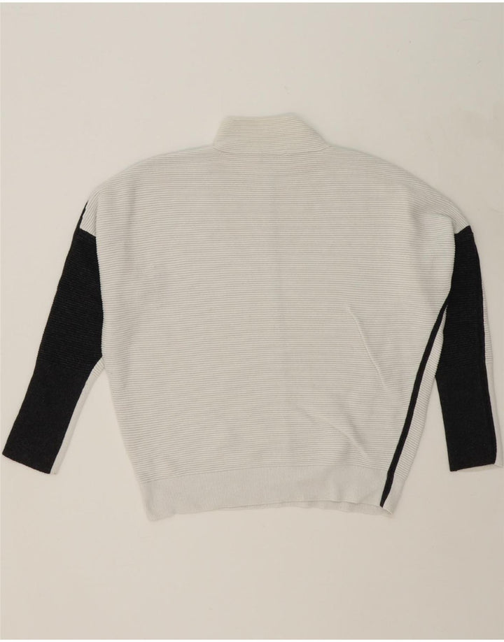 MINT VELVET Womens Turtle Neck Jumper Sweater UK 10 Small White Vintage MINT VELVET and Second-Hand MINT VELVET from Messina Hembry 