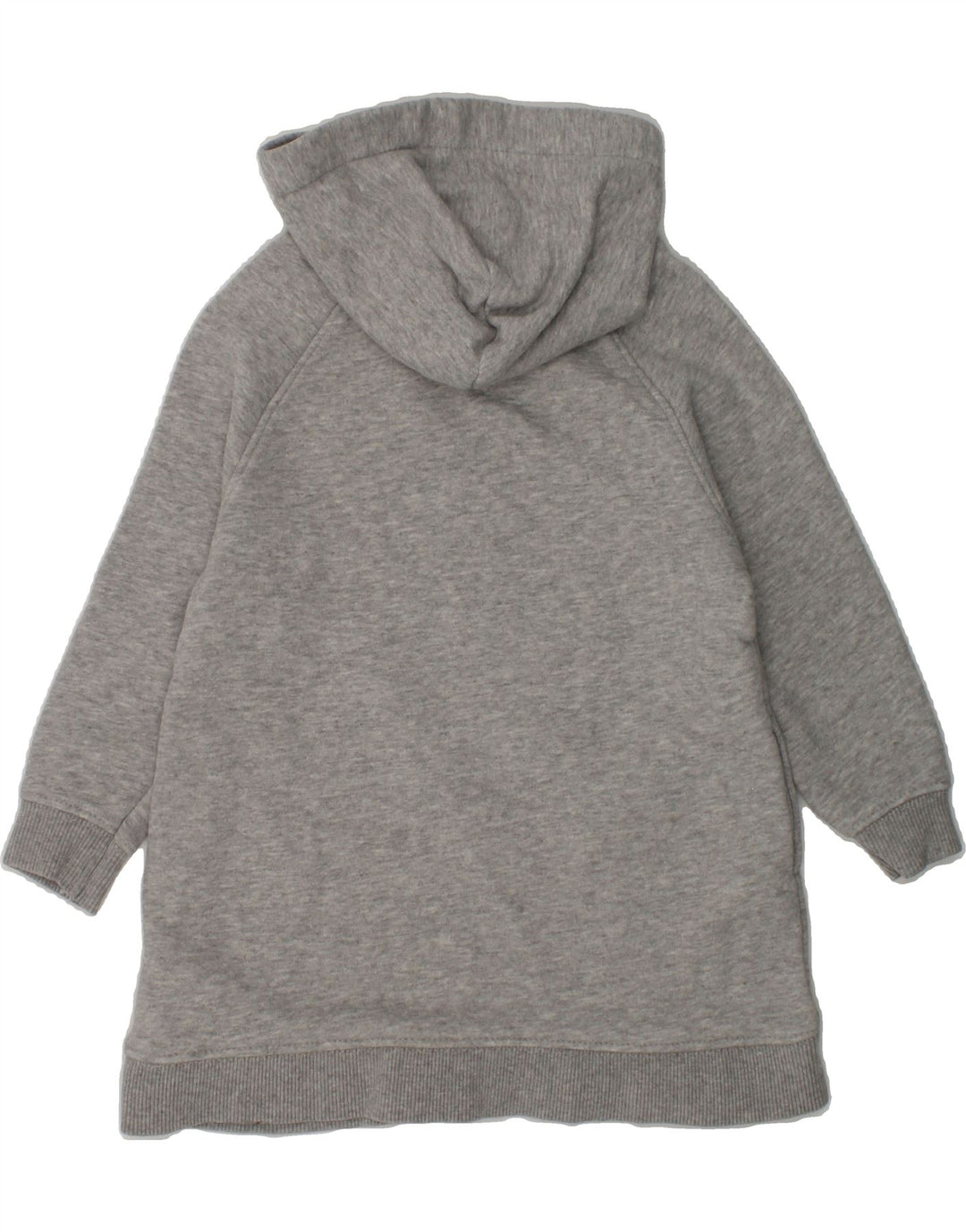 TOMMY HILFIGER Baby Girls Graphic Hooded Jumper Dress 12-18 Months Grey | Vintage Tommy Hilfiger | Thrift | Second-Hand Tommy Hilfiger | Used Clothing | Messina Hembry 