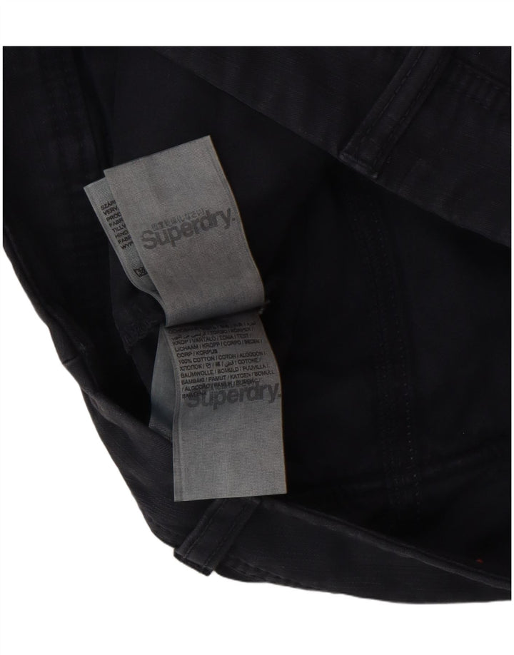 Superdry Short Cargo XS W28 Femme Noir Coton
