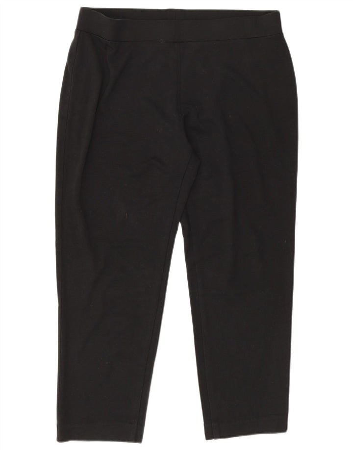 Marks & Spencer Legging court pour femme UK 16 Large Noir Viscose