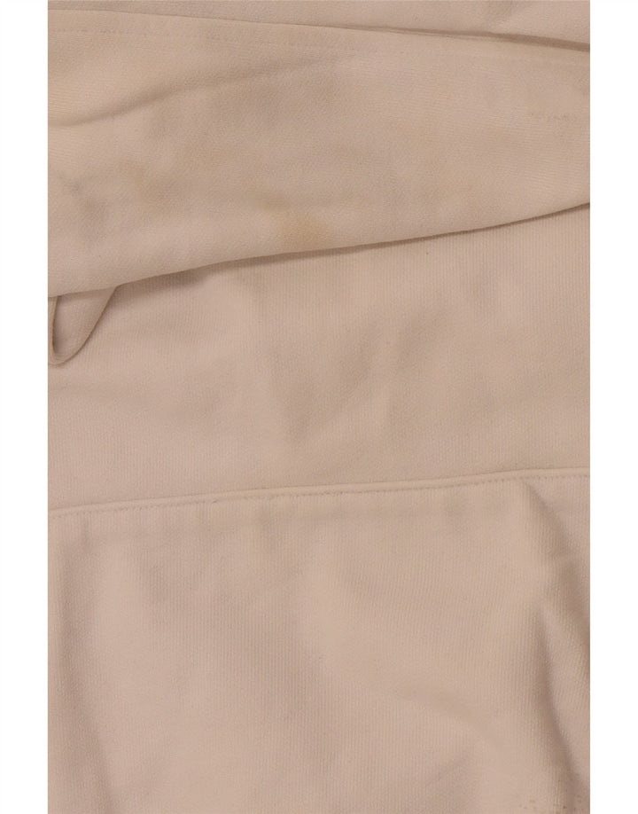 LEVI'S Pull à capuche graphique surdimensionné pour femme UK 14 Medium Off White