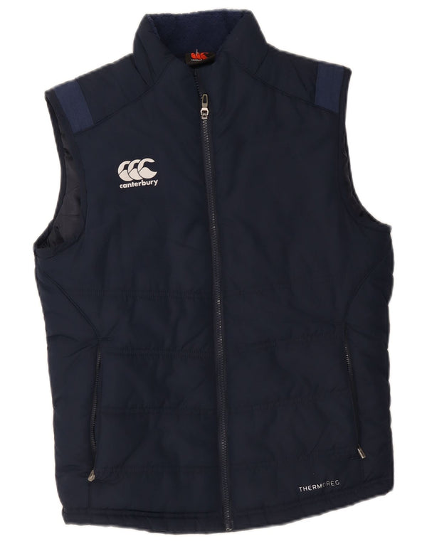 Canterbury Gilet rembourré graphique pour homme UK 34 XS Bleu marine Polyester