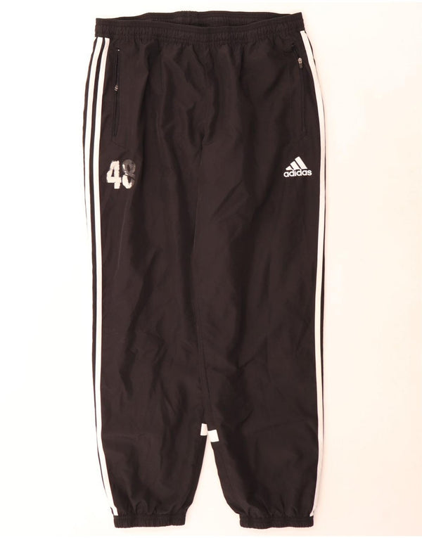 Adidas Pantalon de survêtement pour homme Joggers XL Noir Colorblock Polyester
