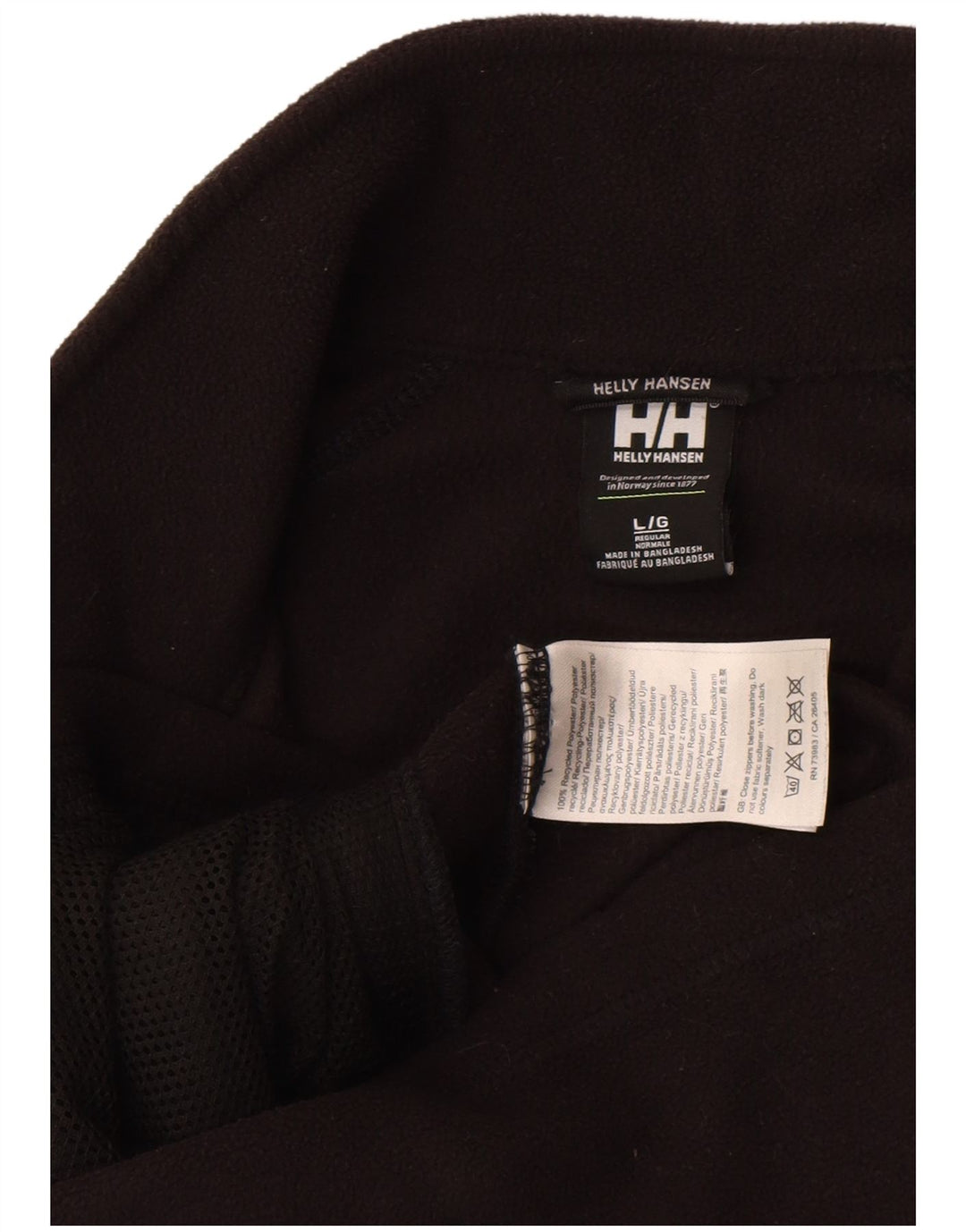 Helly Hansen Veste polaire pour homme UK 40 Large Noir Polyester