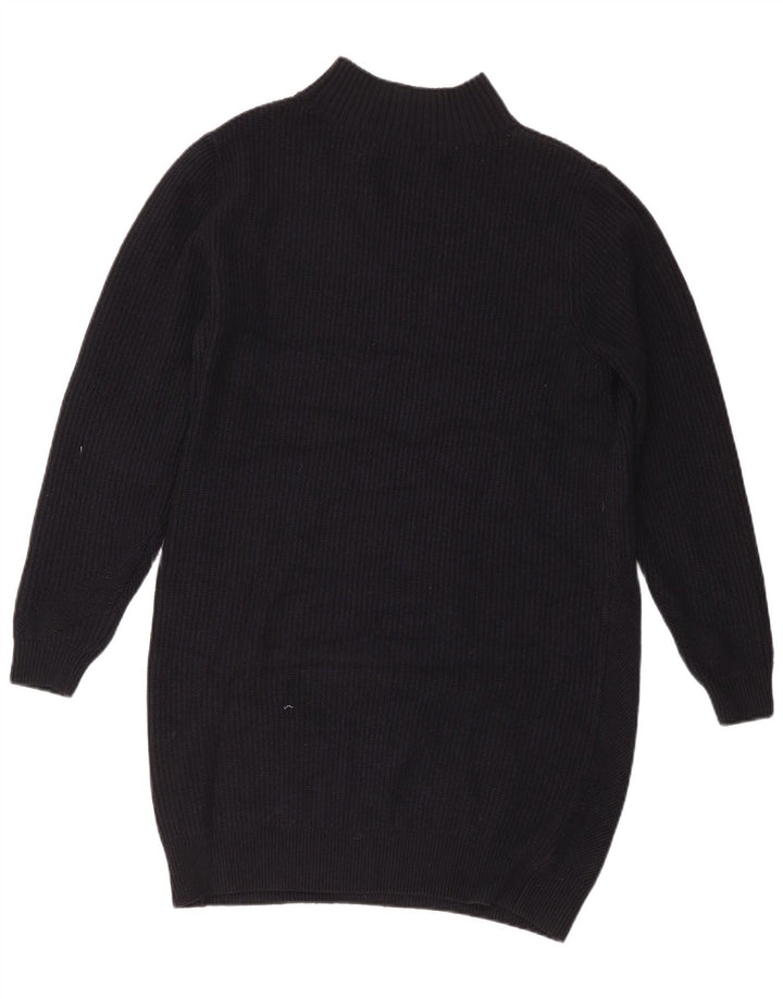 Marks & Spencer Robe pull à manches longues pour femme UK 16 Large Noir Polyester